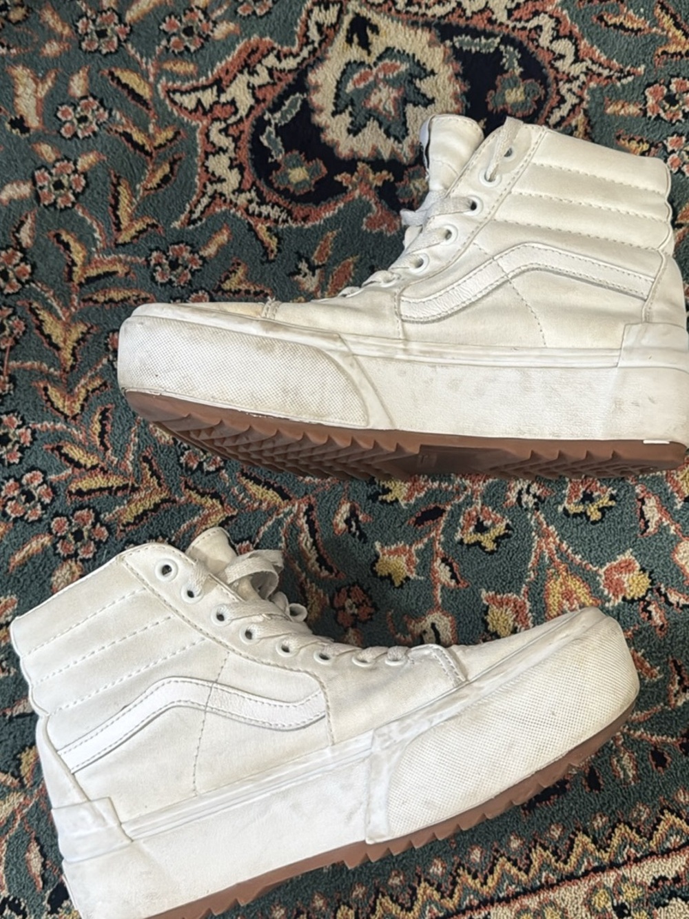 Platform White Vans